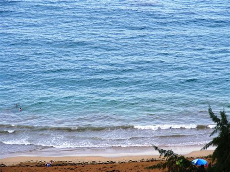 Gambar Lautan Pantai Laut Biru Gelombang Awan Karibia Puerto