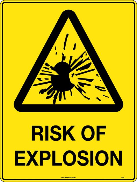 Caution Risk Of Explosion Caution Signs Uss