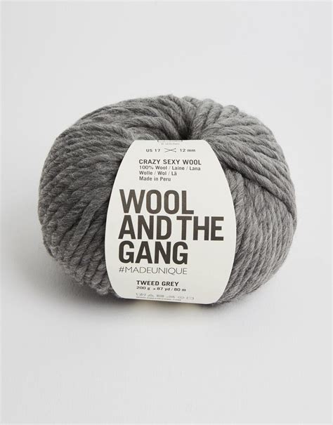 Watg Crazy Sexy Wool Tweed Grey — Knot And Stitch Copy