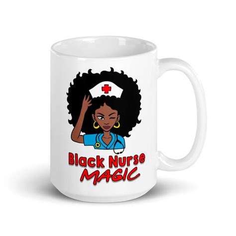 Black Nurse Magic Mug Black Nurse Nurse Mug Nurse Ts Etsy