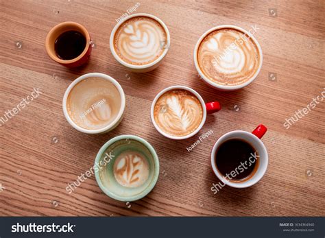 2 Multiple Specialty Coffee Cups Images Stock Photos And Vectors