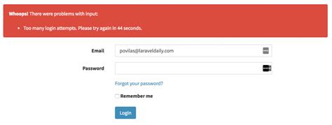 Before you attempt to fix this issue, you first need to know why it happens! Laravel Too Many Login Attempts: Restrict and Customize ...