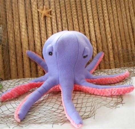 Octopus Plushie Octopus Softie Stuffed Octopus Sealife Toy Nautical