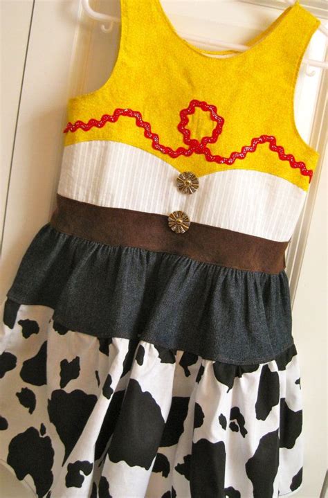 Cowgirl Jessie Dress Costume Toy Story Girls Etsy Costume Dress Holloween Costume Dresses