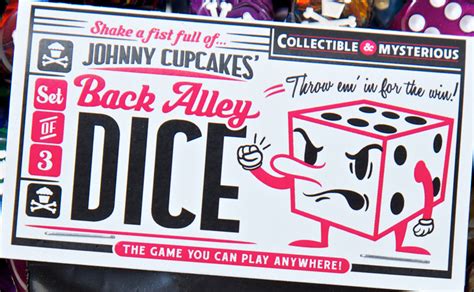 The Blot Says Johnny Cupcakes Back Alley Dice Pack