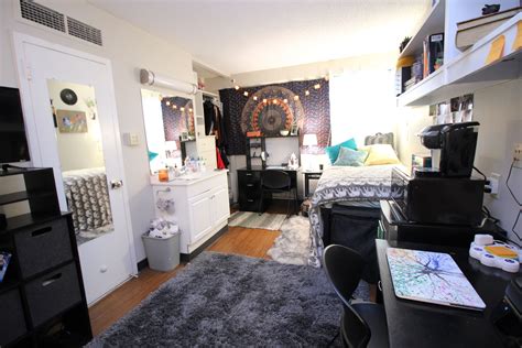Traditional Double Room Decorated By A Resident College Dorm Room