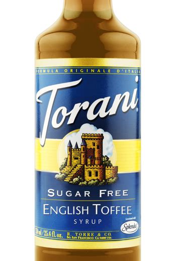 Sugar Free English Toffee Syrup Torani