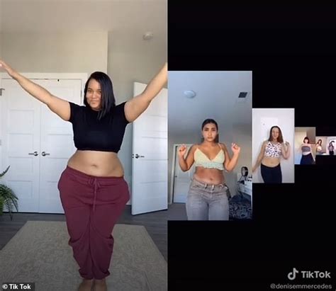 Model Stuns Tiktok With Her Curvy Hips And Tiny Waist Daily Mail Online