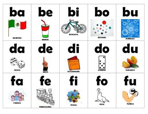 Silabas Bilingual Education Kindergarten Reading Worksheets
