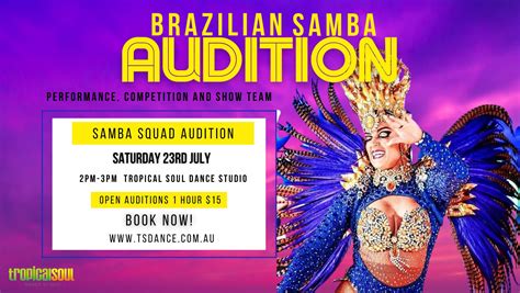 Samba Audition Tropical Soul Dance Studio