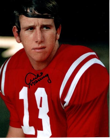 Archie Manning Signed Autographed 8x10 Ole Miss University Of Etsy