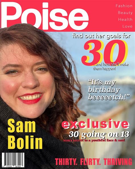 13 Going On 30 Custom Poise Magazine Cover Etsy