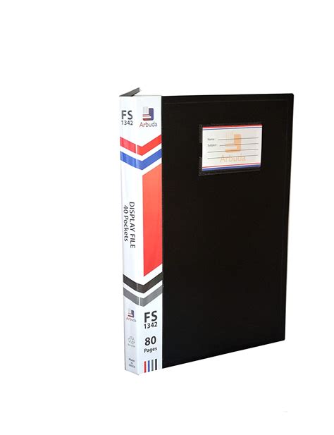 Arbuda Display Book 40 Pockets Clear Folder Plastic File Display