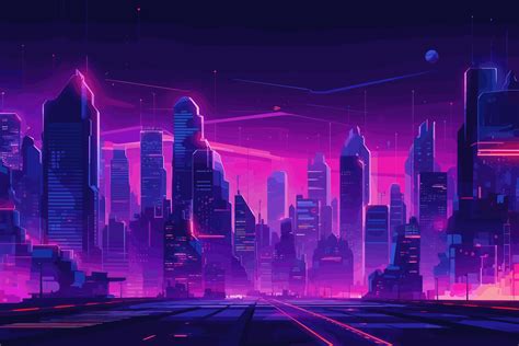 Cyberpunk City Street Sci Fi Wallpaper Afbeelding Door Saydurf
