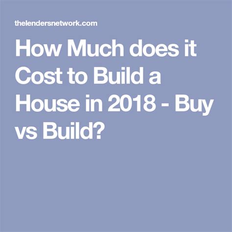 How Much Does It Cost To Build A House In 2018 Buy Vs Build