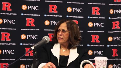 Rutgers Head Coach C Vivian Stringer Said We Are Not Good Enough Right Now After Loss To