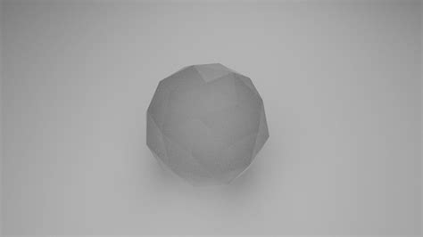 3d Model Test Ico Sphere Vr Ar Low Poly Cgtrader