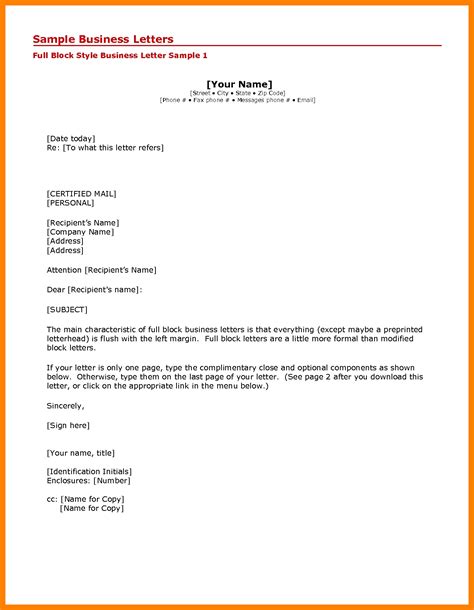 How To Write A Business Letter Format With Cc Sample Letters With Cc