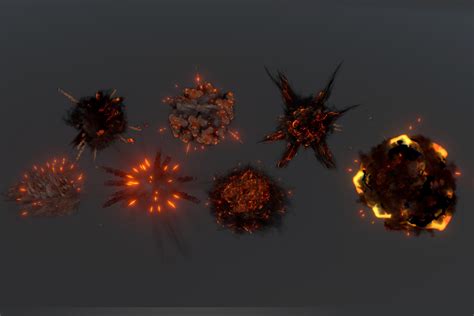 Explosions 3d 火焰与爆炸 Unity Asset Store
