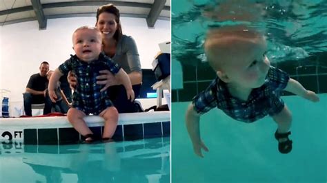 Tiktok Video Of Baby Thrown Into Pool Sparks Outrage C