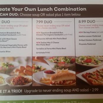 Some dishes on the olive garden menu are quite expensive, but there are some which are affordable. Garden: Lunch Menu Olive Garden