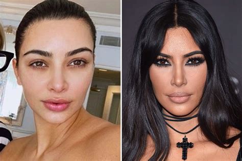 Kim Kardashian Looks Unrecognizable In Makeup Free Selfie The Irish Sun The Irish Sun