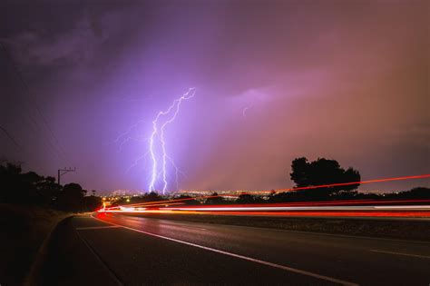 Shot Of A Lightning Storm Last Night Colour Exposure Rphotocritique