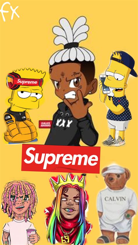 Cool Supreme Bart Simpson Wallpapers Wallpaper Cave
