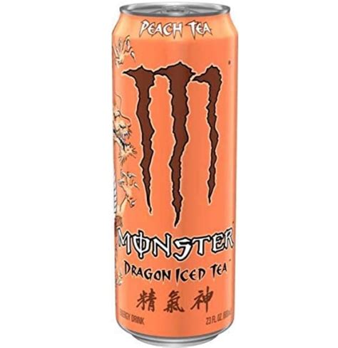 Monster Dragon Iced Tea Peach Usa Sweety American Market