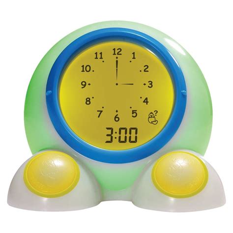 Teach Me Time Talking Bedside Alarm Clock And Night Light Clock For