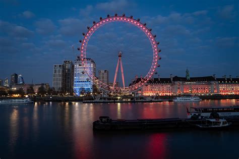 London Eye At Night Ed Okeeffe Photography