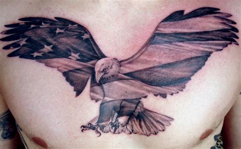 American Eagle Tattoo For Chest