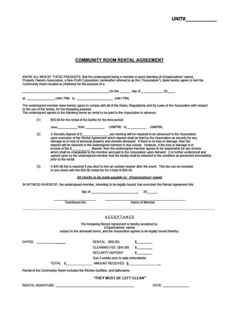 This room rental agreement is being made between homeowner (homeowner) and renter (renter). Simple Room Rental Agreement Templates Template Archive ...