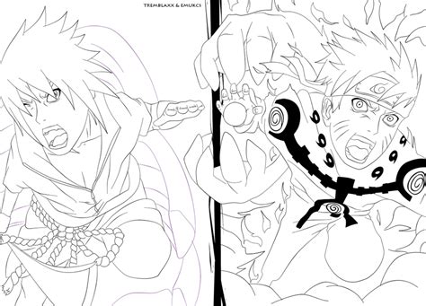 Sasuke Vs Naruto Coloring Page Clip Art Library Images