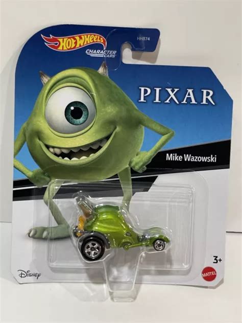 HOT WHEELS DISNEY Pixar Mike Wazowski Character Car Version New