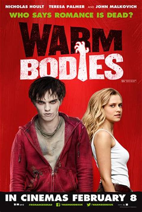 After a zombie becomes involved with the girlfriend of one of his victims, their romance sets in motion a sequence of events that might transform the entire lifeless world. WARM BODIES | British Board of Film Classification