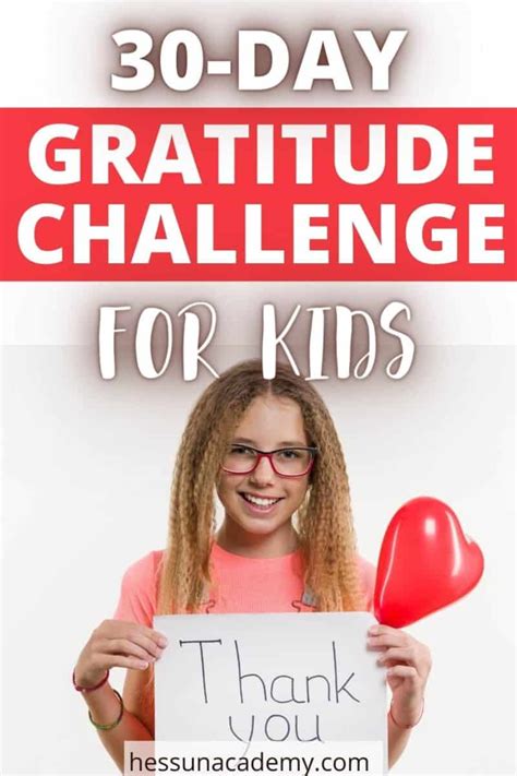 Gratitude Challenge For Kids To Teach Kids To Be Grateful