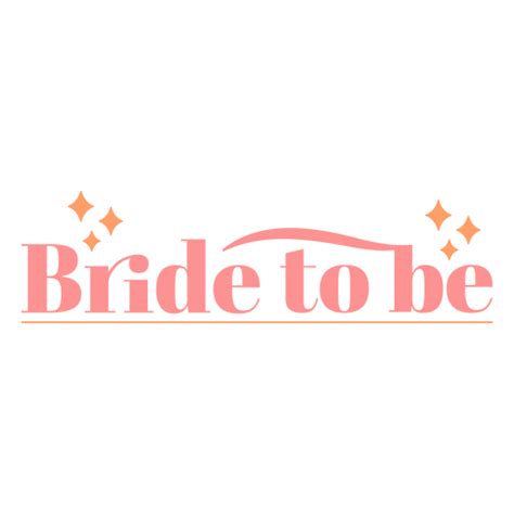 Bride to be sparkly lettering - Transparent PNG & SVG vector file png image