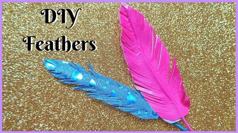 How To Make Artificial Feathers At Home Easily Diy Artificial