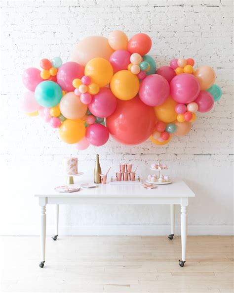 Colorful Bloom Backdrop Balloon Garland Install Piece — Paris312