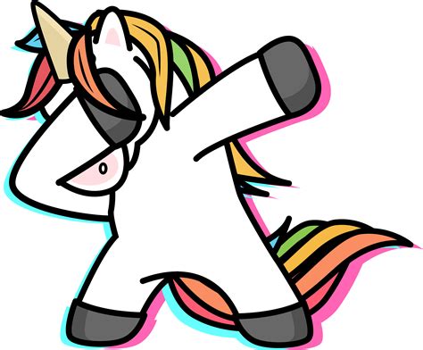 Dabbing Unicorn Transparent Background The Resolution Of Image Is