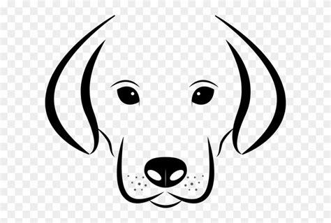 Download Dog Head Clipart Black And White Png Download 3713868