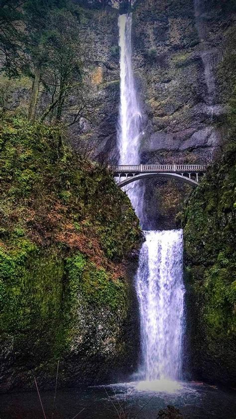 Multnomah Falls 30 Minutes Drive From Portland Oregon Is The 1 Most