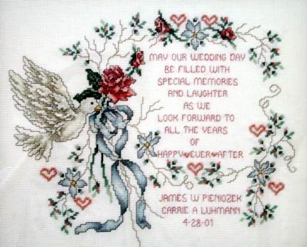 We did not find results for: Recently Completed Cross Stitch Projects | Wedding cross ...