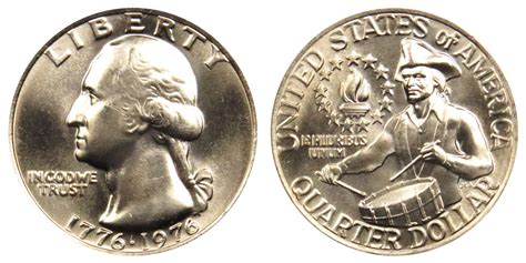 1976 Washington Bicentennial Quarter Coin Value Prices Photos And Info