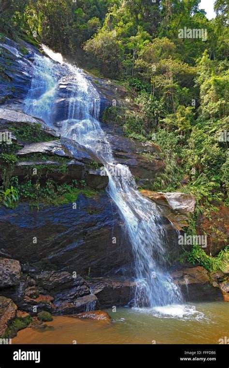 Waterfall In Tijuca Forest Hi Res Stock Photography And Images Alamy