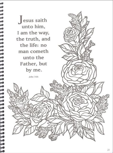 Bible Verse Coloring Pages For Adults Free