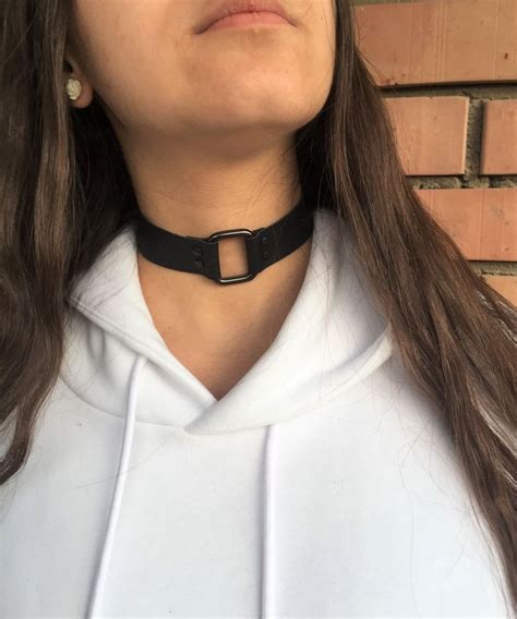 Leather Choker Elegant Choker Chokers Leather Choker Necklace