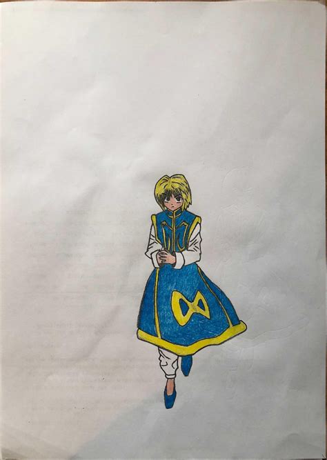So I Did A New Kurapika Tracing And Coloring Art What Do You Guys