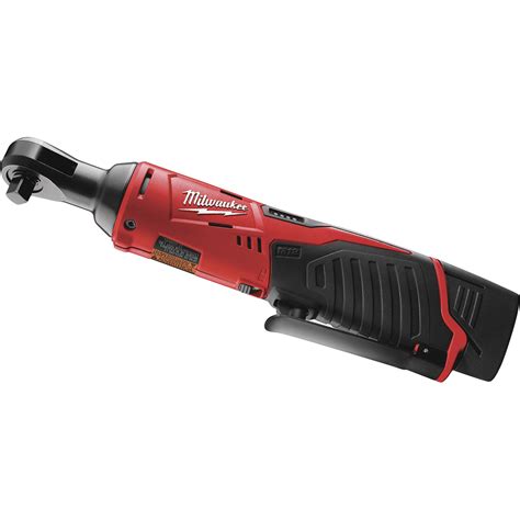 Milwaukee M12 Cordless Electric 38in Ratchet Kit — With 1 Battery 12